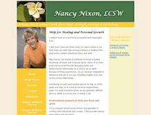 Tablet Screenshot of nancynixon.com